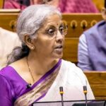 FM. Nirmala Sithraman presenting the Budget